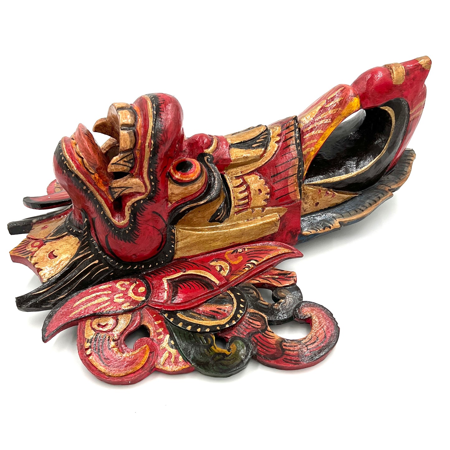 Hand Carved & Painted Barong Masks