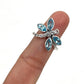 Dragonfly Sky Blue Topaz Ring