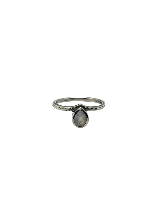 Teardrop Gemstone Rings