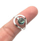 Sterling Silver Shell Laso Ring