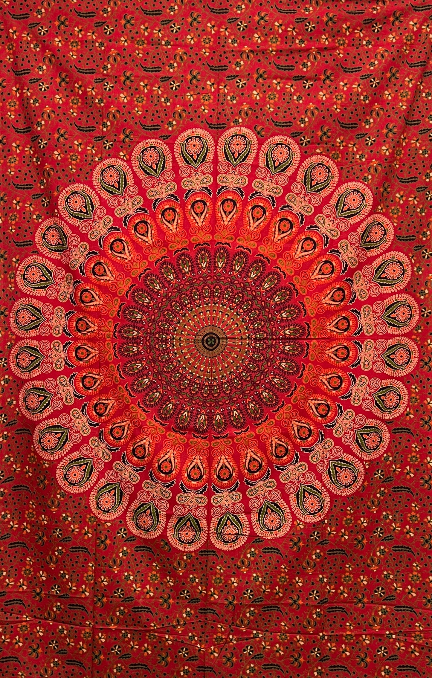 Peacock Flower Mandala Tapestries