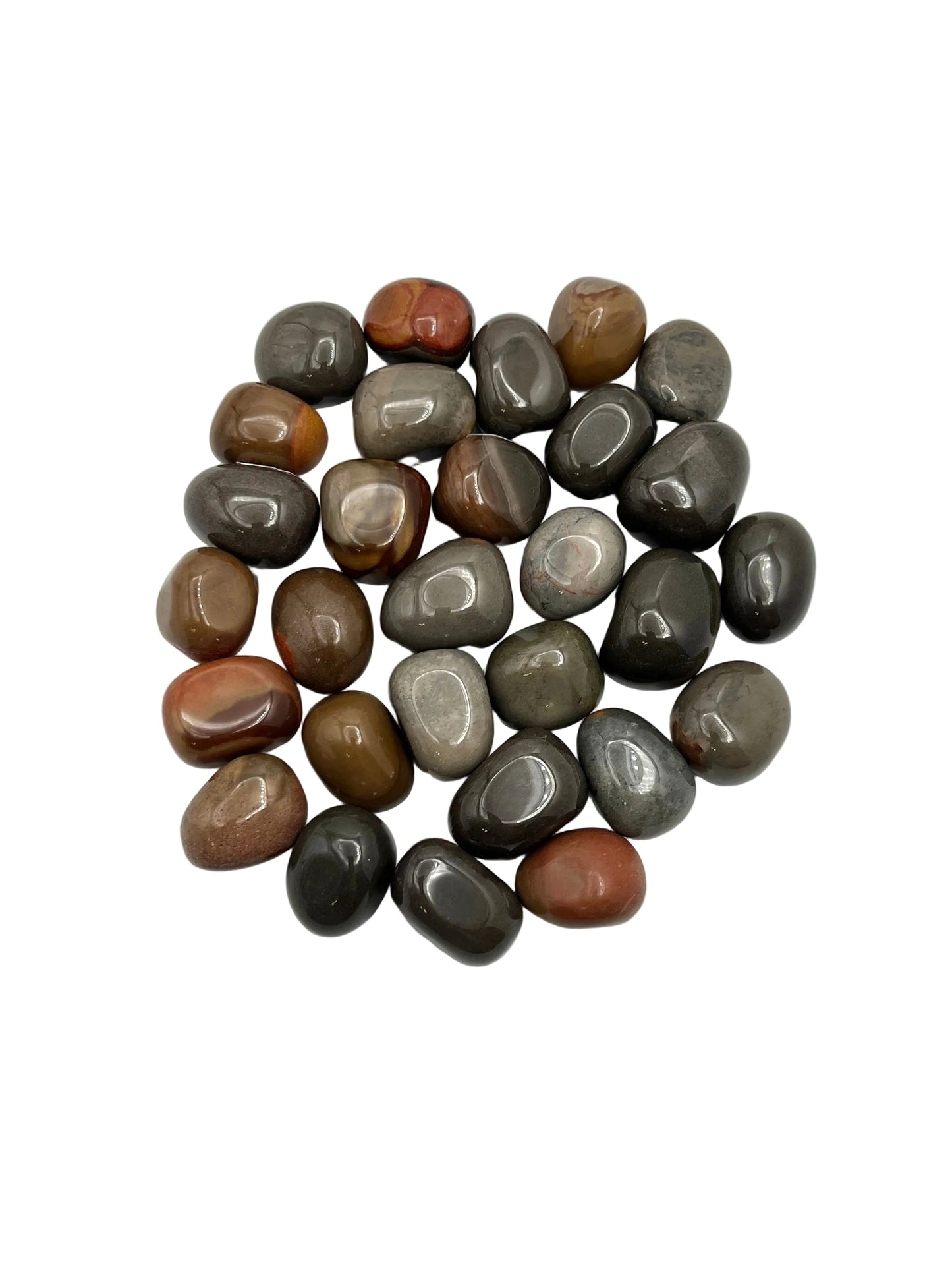 Polychrome Jasper Tumbles