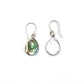 Sterling Silver Teardrop Abalone Earrings