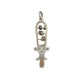 Silver Sistrum Goddess Pendants