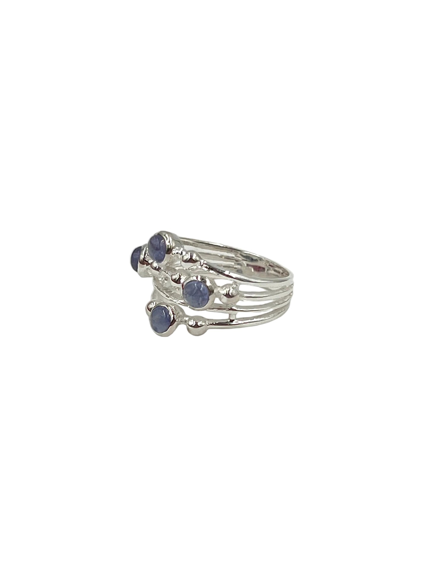 Beaded Tanzanite Ring