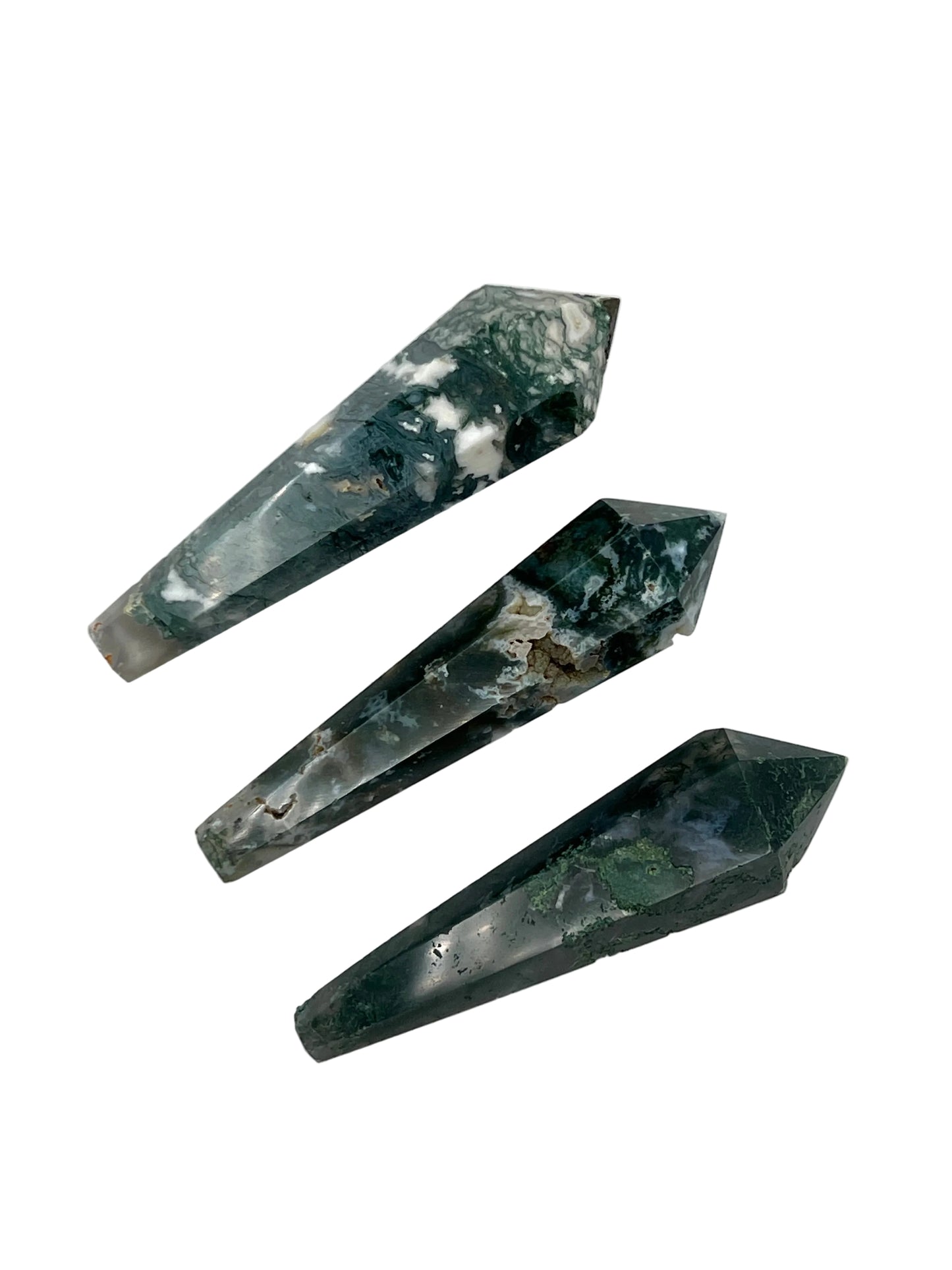 Moss Agate Wands