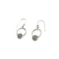 Cicle Gemstone Earrings