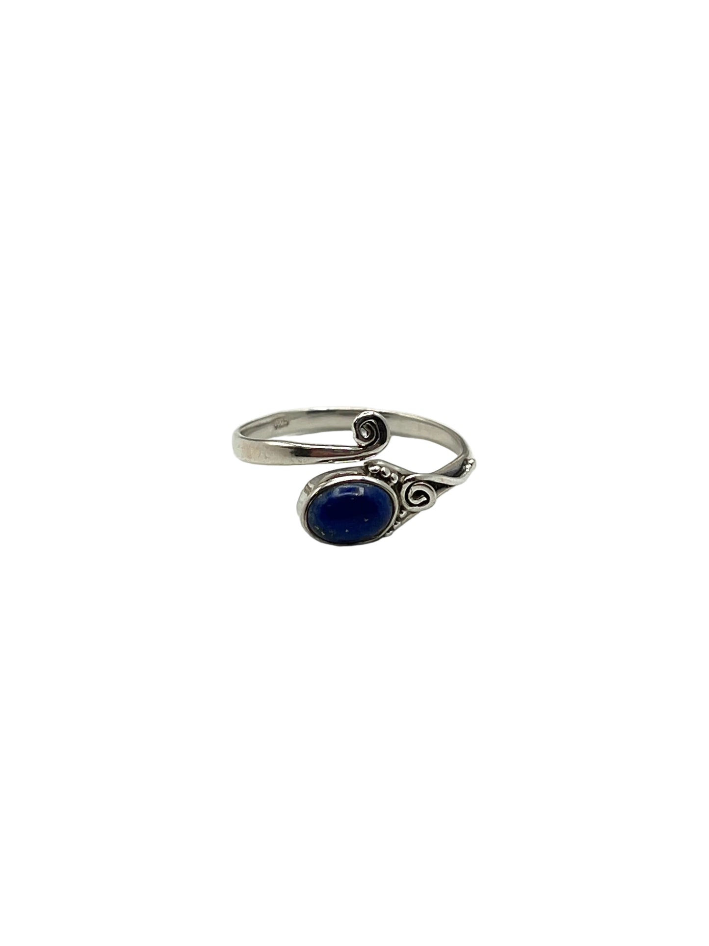 Swirl Gemstone Wrap Rings