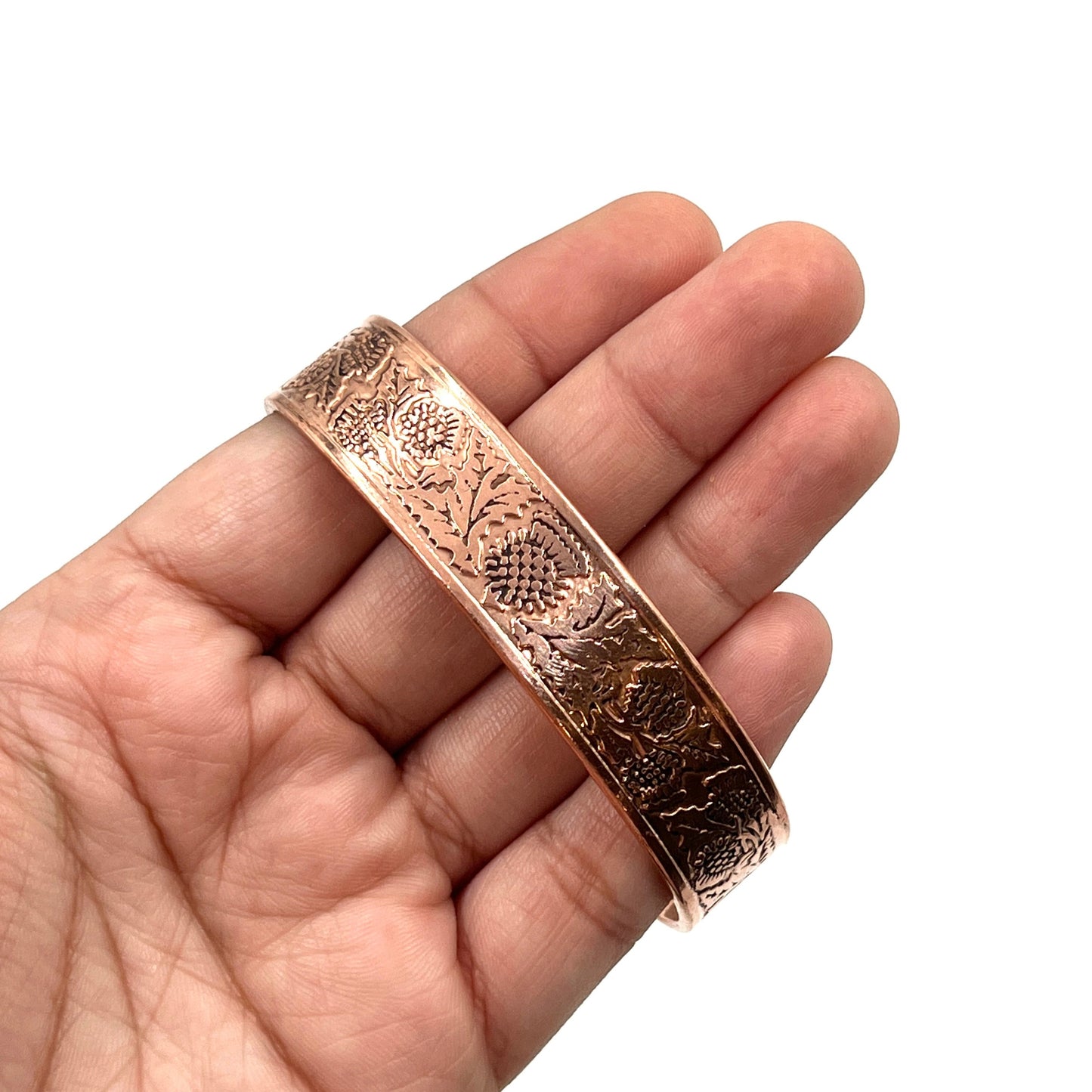 Flower Copper Magnetic Bracelet