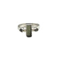 Moldavite & Pakimer Diamond Rings