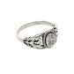 Sterling Silver Shell Peace Ring