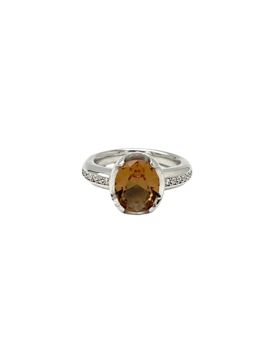 Silver Zultanite Oval Ring