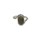 Etched Oval Labradorite Ring