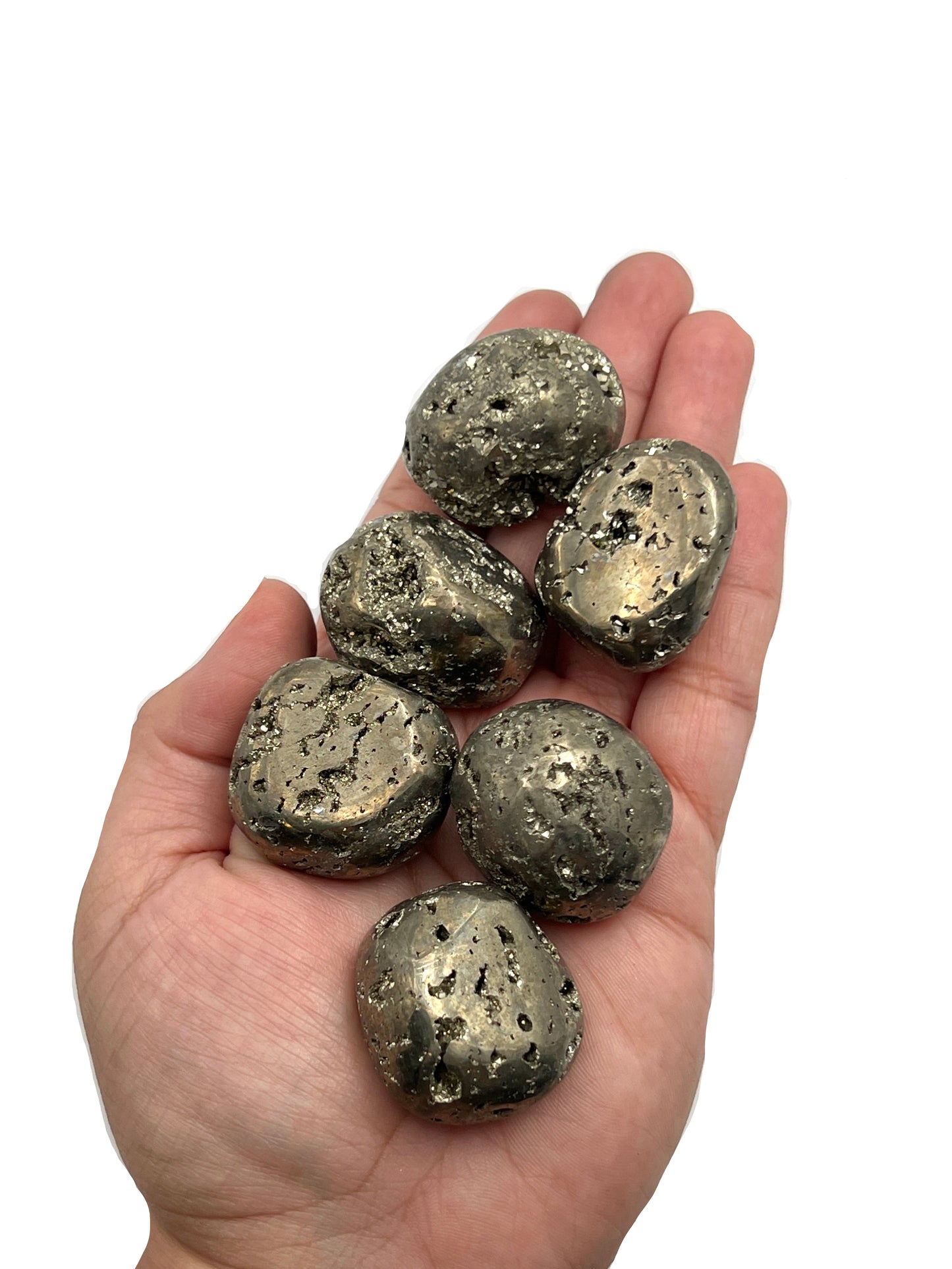 Pyrite Druzy Tumbles