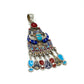 Silver Scarab Dangle Pendants