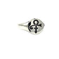 Sterling Silver Prince Love Symbol Signet Ring