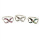 Sterling Silver Shell Infinity Rings