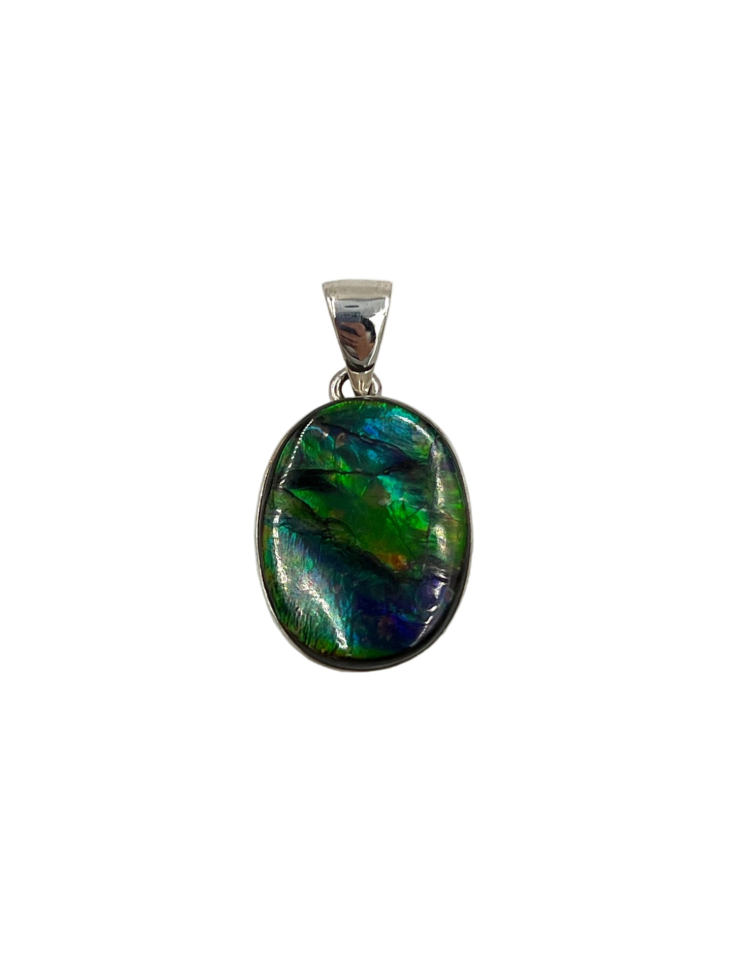 Ammolite Freeform Pendants