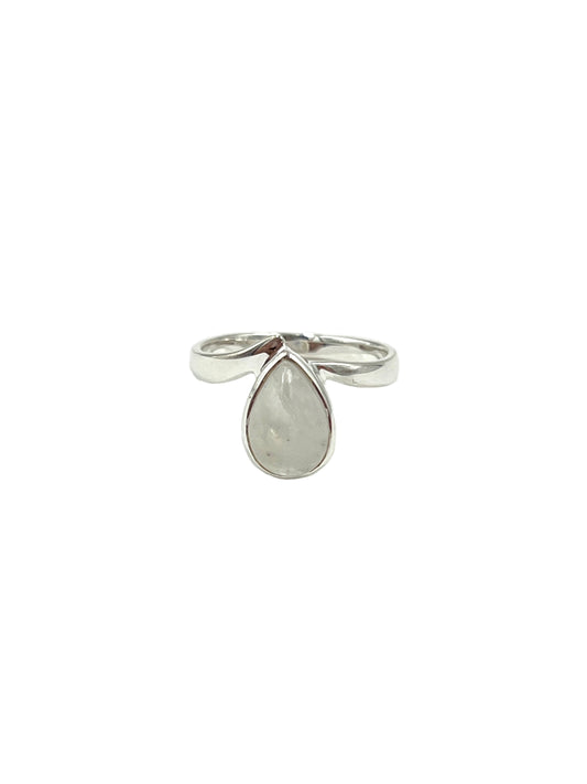 Teardrop Moonstone Ring