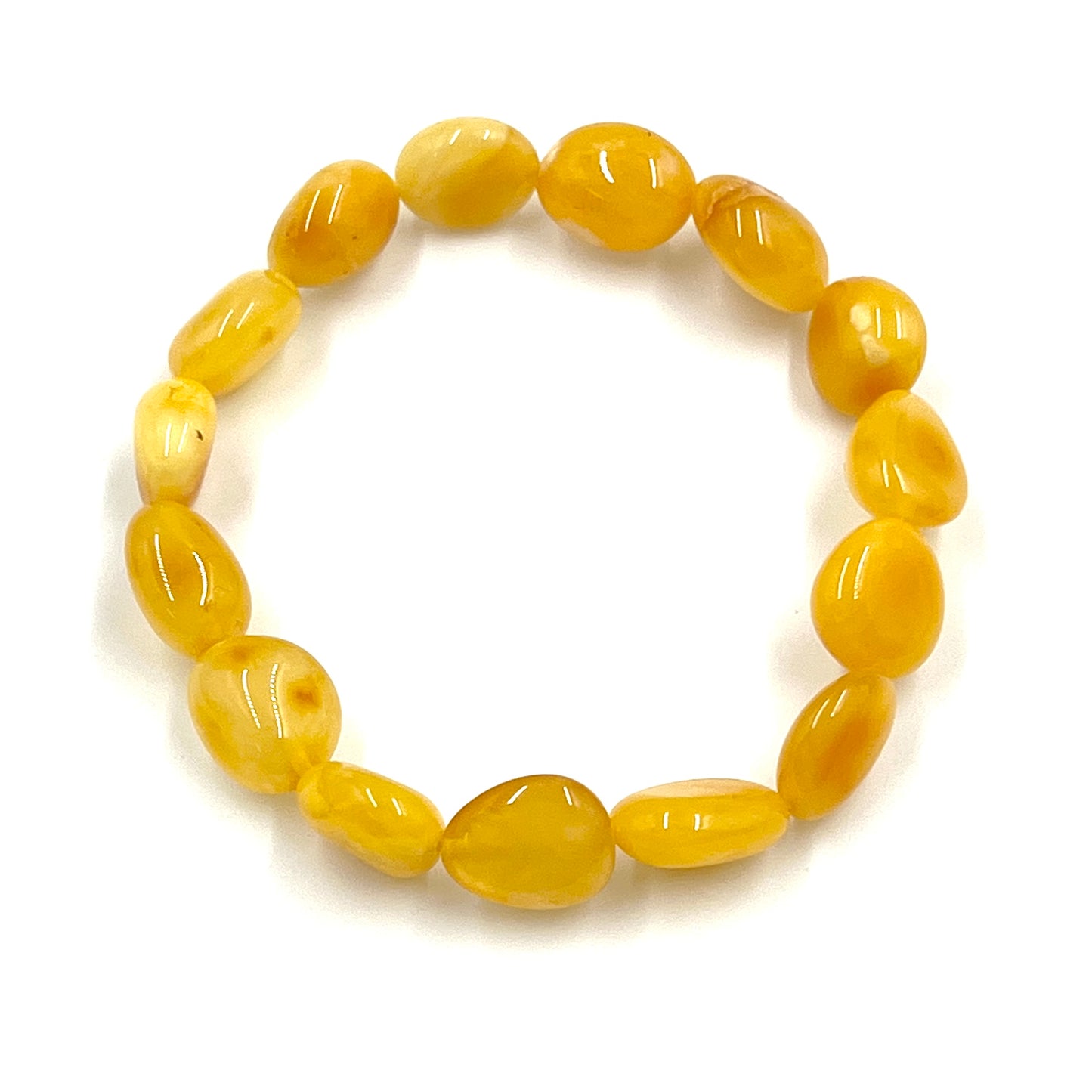 Amber Oval Stretchy Bracelets