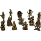 Mini Deity Brass Statues