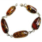 Sterling Silver Honey Amber Bracelet