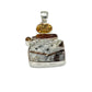 Silver Astrophyllite & Gemstone Pendants
