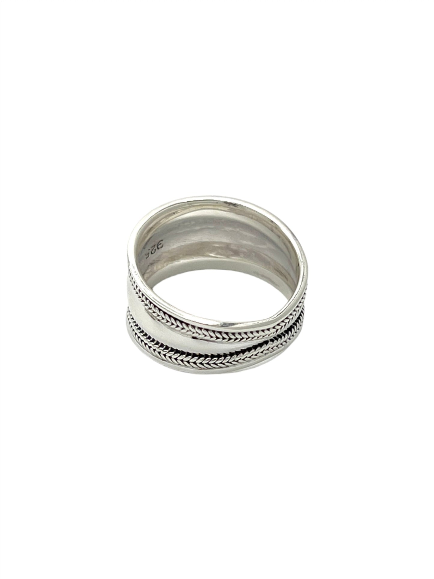 Sterling Silver Simple Braided Ring