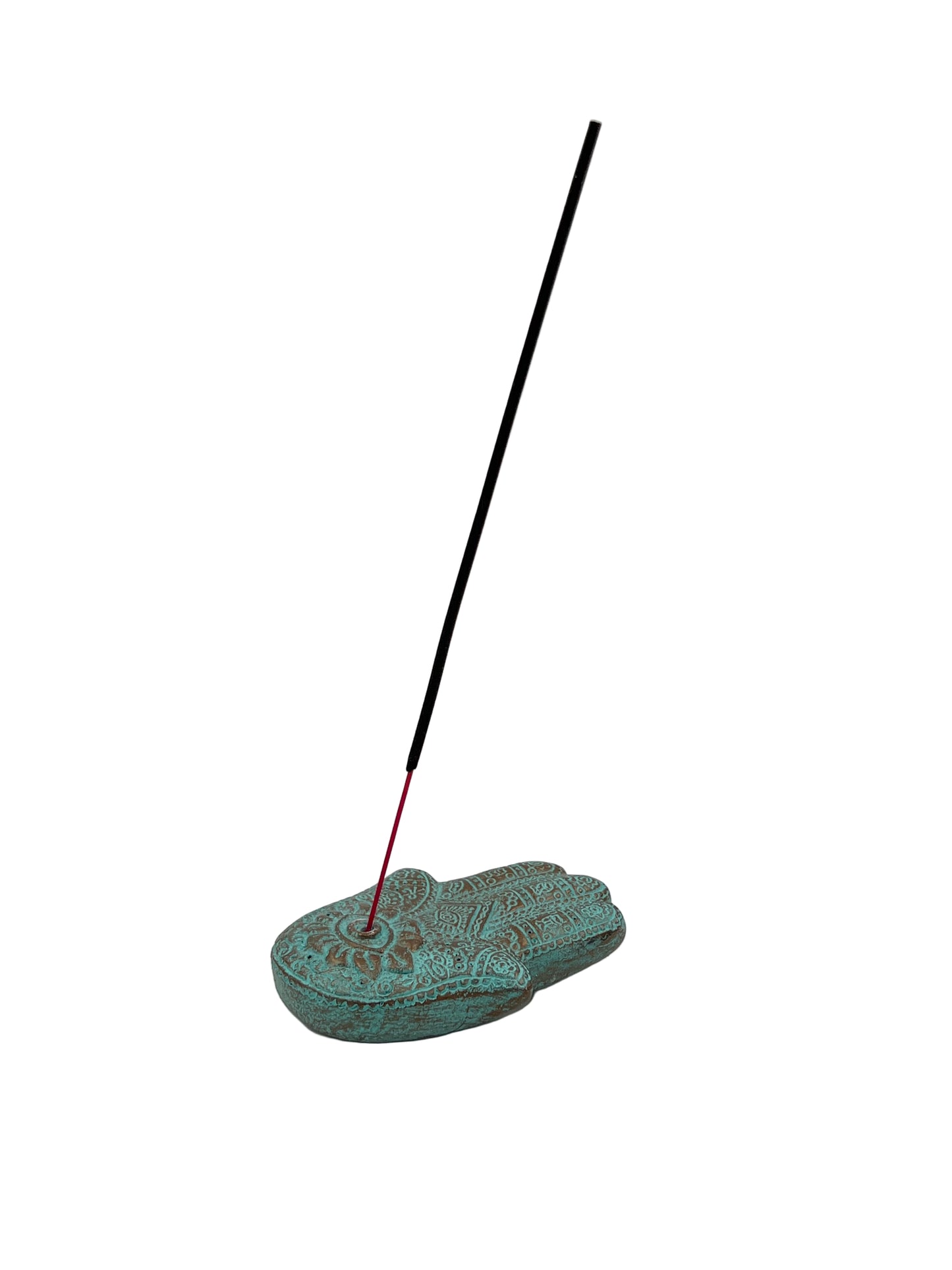 Resin Hamsa Incense Burner