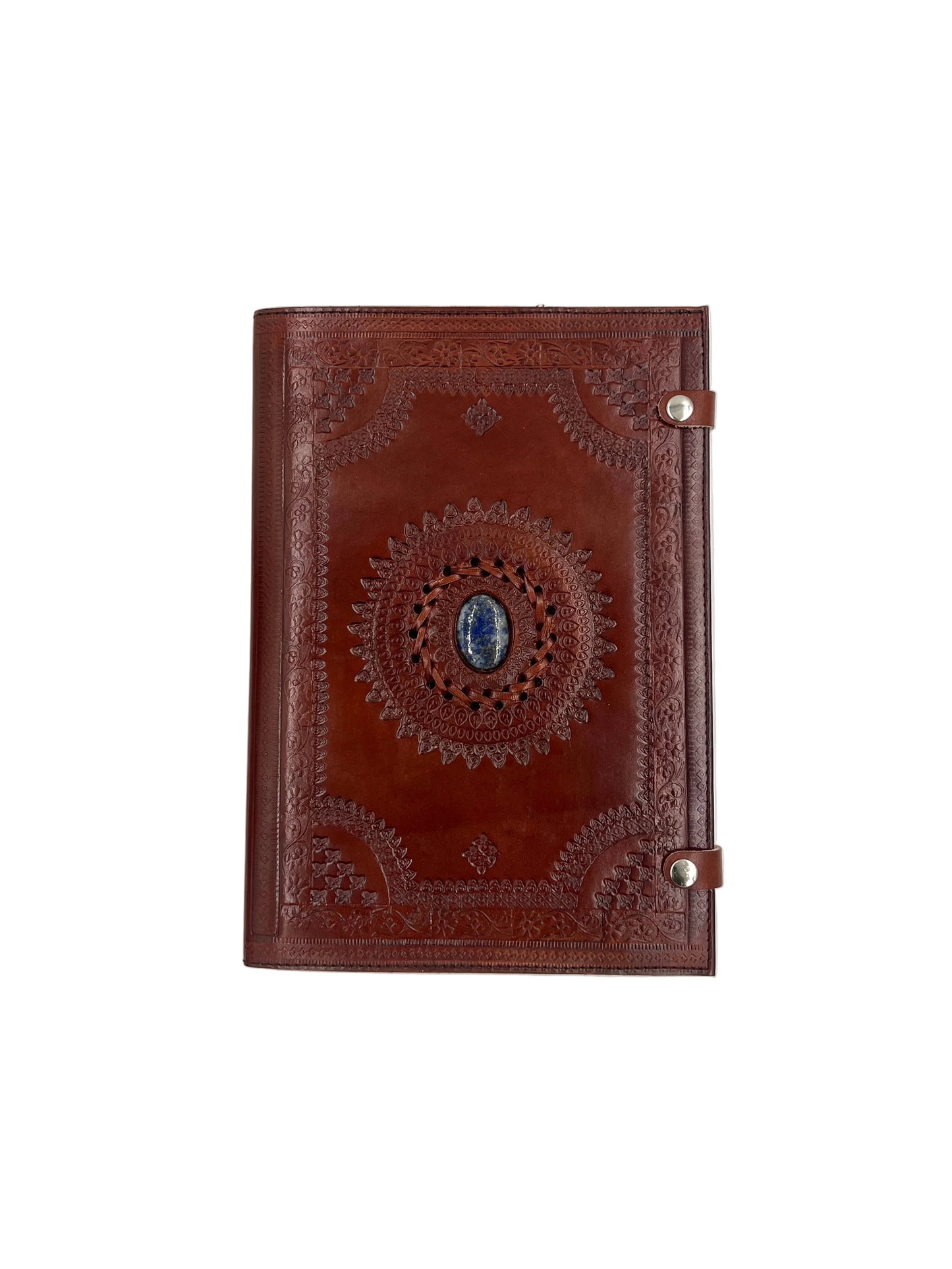 Camel Leather Gemstone Journals
