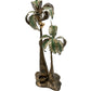 Metal Palm Tree Candle Holder