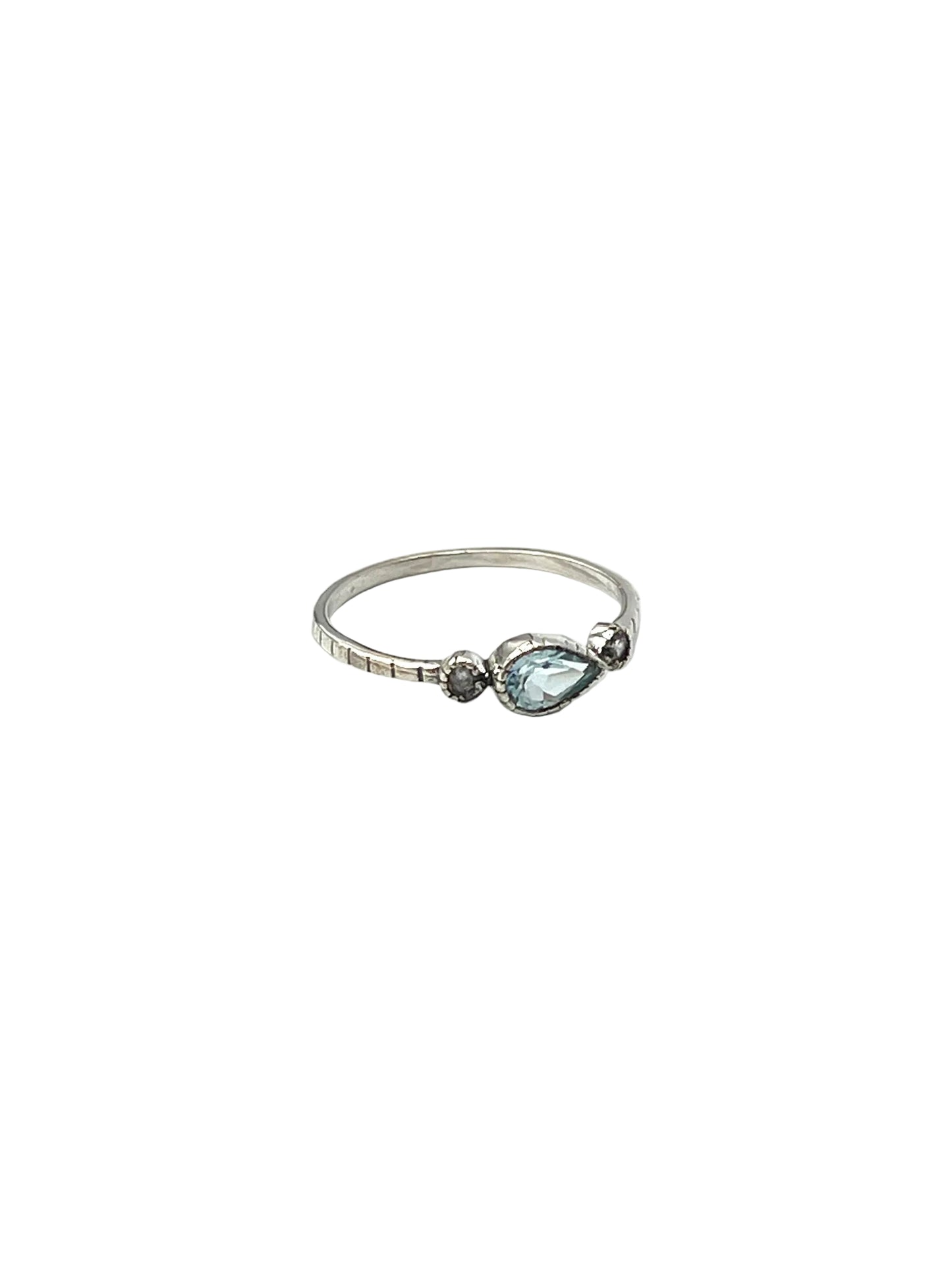 Teardrop Gemstone Rings
