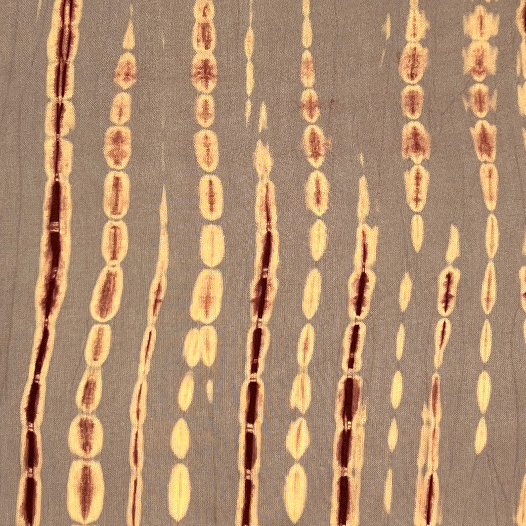 Tie Dyed Striped Ruffle Jacket