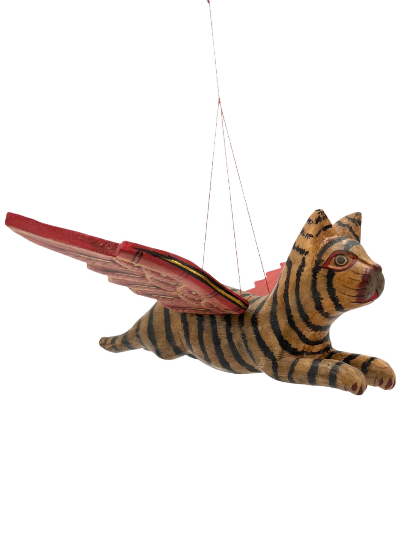 Flying Striped Tan Kitty Spirit Chaser