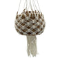Banana Leaf White Hanging Plant Basket Sets
