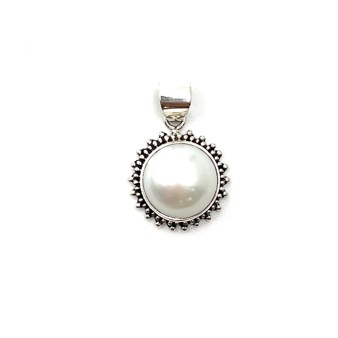 Sterling Silver Pearl Pendants