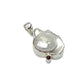 Sterling Silver Pearl & Tourmaline Pendants