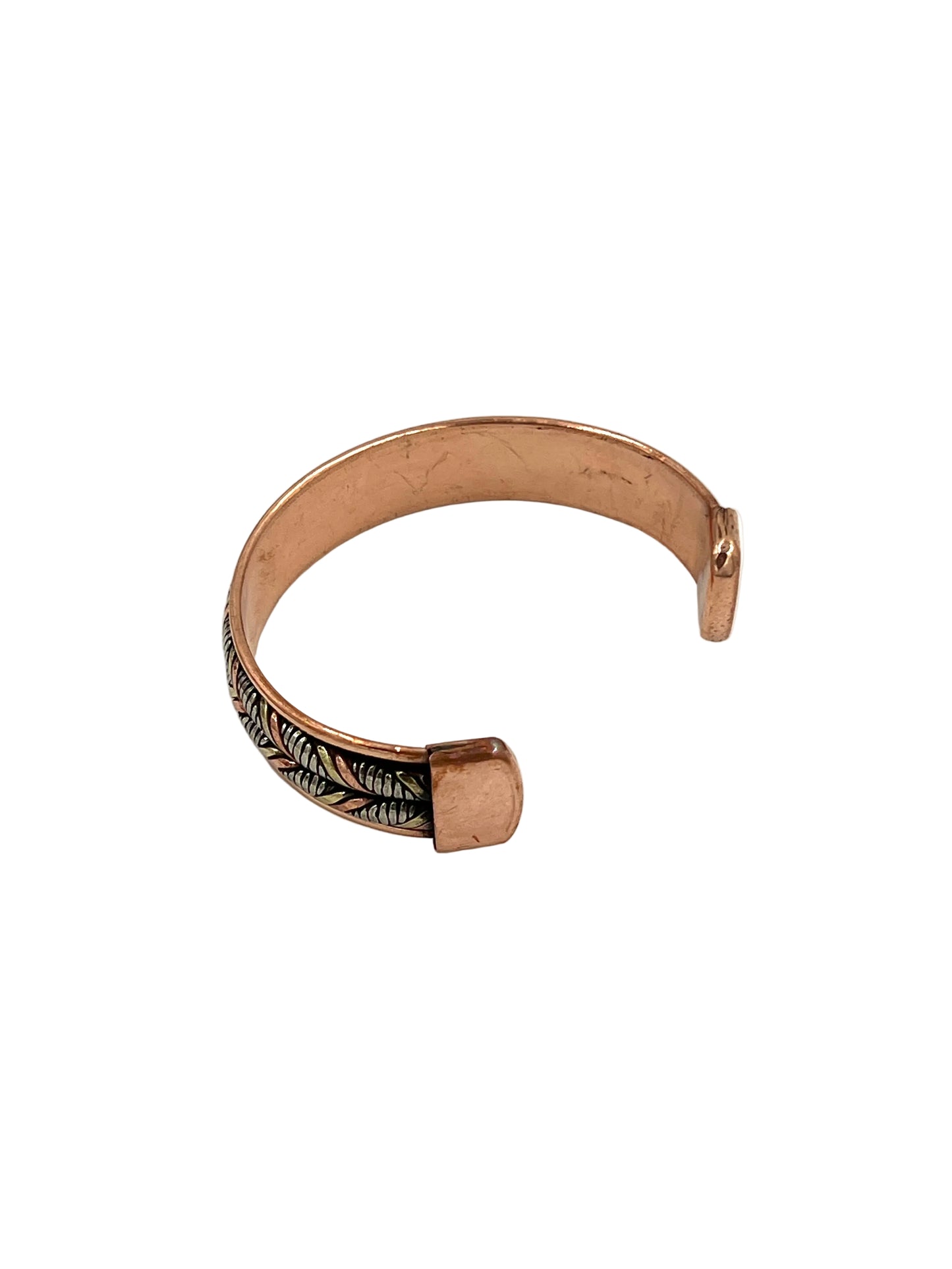 Multi Metal Braided Copper Bracelet