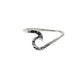 Sterling Silver Hammered Wave Ring
