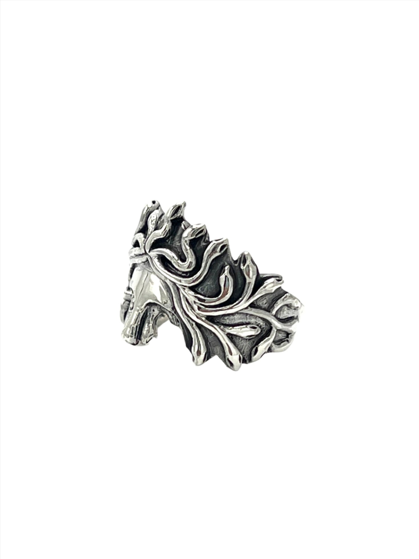 Sterling Silver Medusa Ring