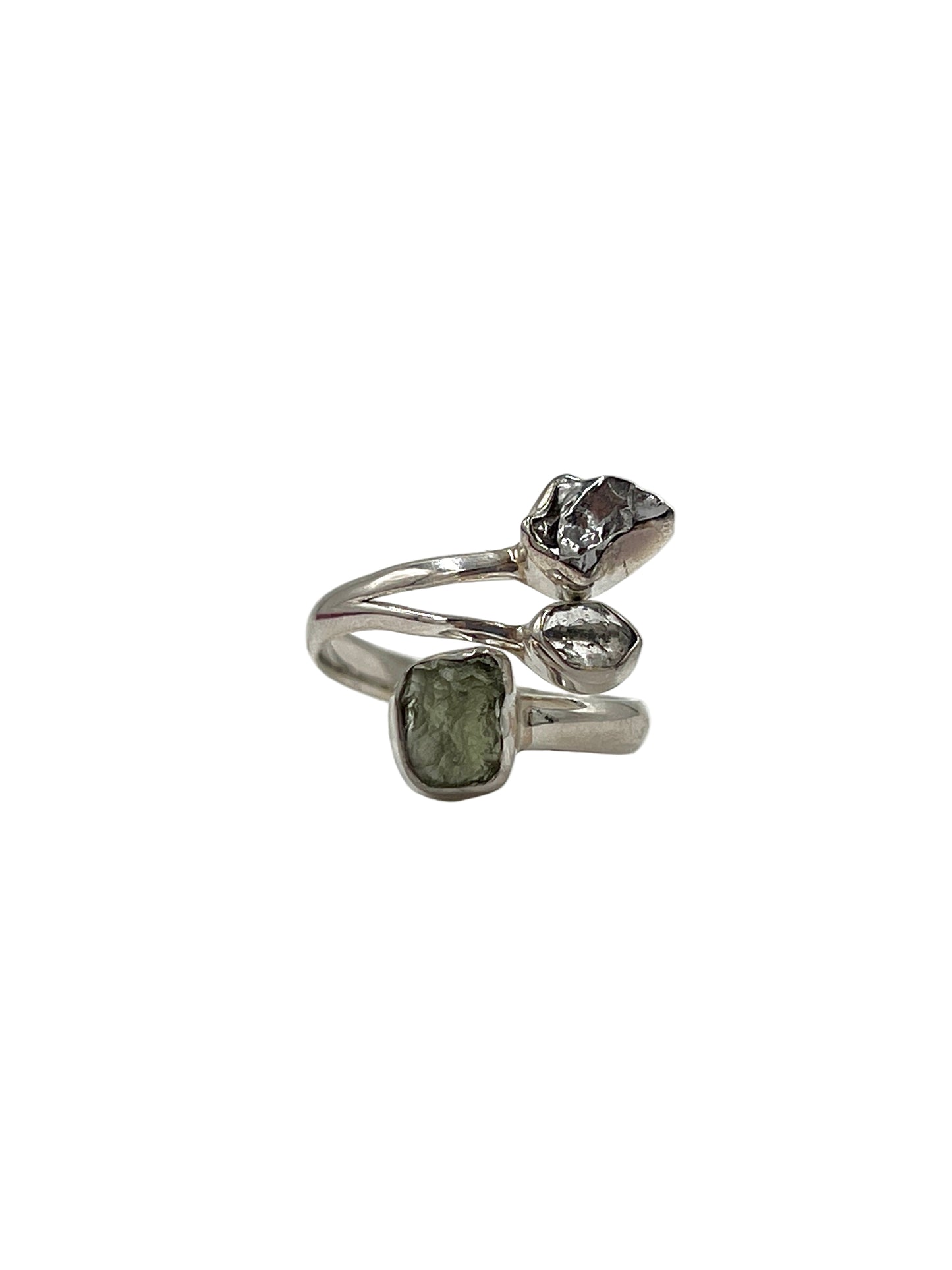 Moldavite, Pakimer & Meteorite Rings