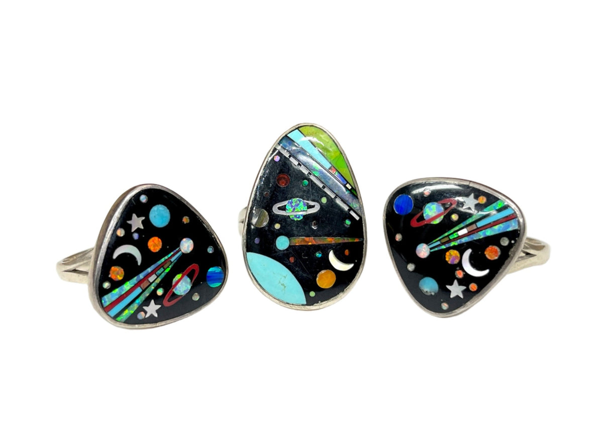 Gemstone Paintings by David Freeland Jr. | Galaxy Rings Collection