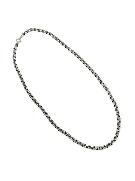 Sterling Silver Cable Chain Necklaces