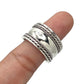 Sterling Silver Simple Thick Braided Ring