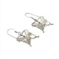 Sterling Silver Shell Butterfly Earrings