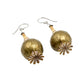 Sterling Silver Poppy Earrings