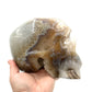 Druzy Agate Skull