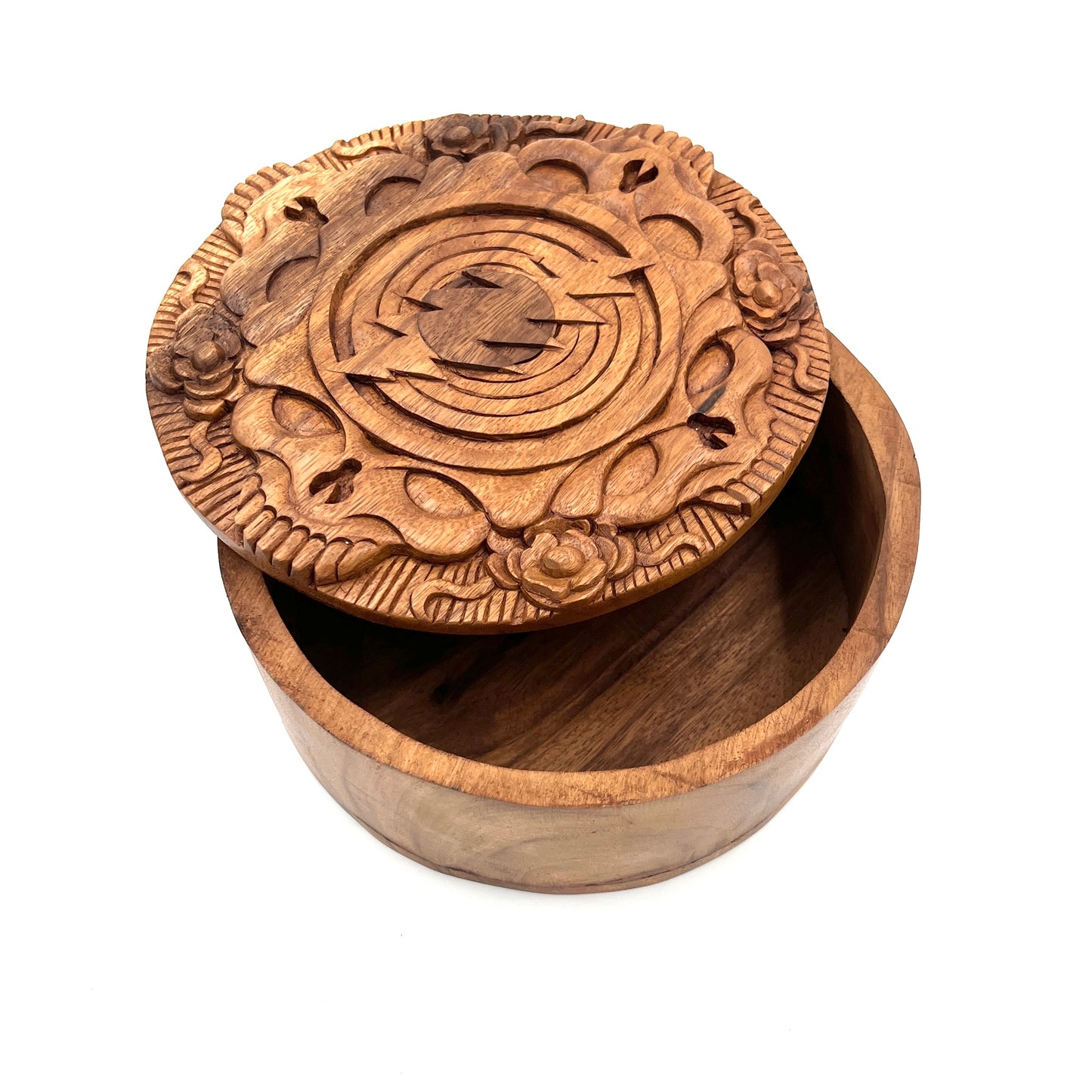 Steal Your Face Carved Jewelry Box