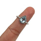 Teardrop Gemstone Beaded Ring