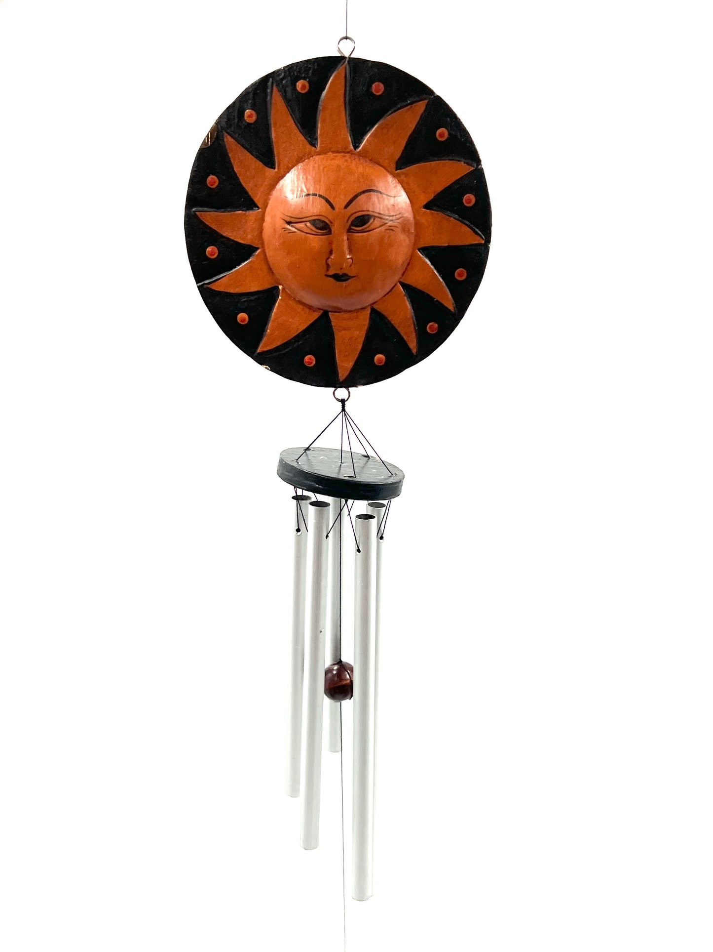 Sun & Moon Painted Wind Chime